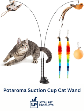 Potaroma Dual Wand Cat Toy